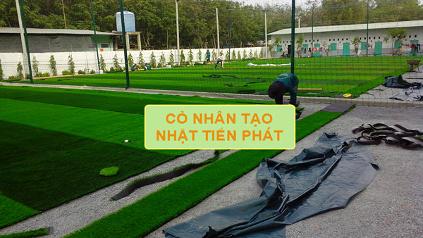 Sân bóng cỏ nhân tạo công ty Liên Việt - Cỏ Nhân Tạo Soladecor - Công Ty TNHH Đầu Tư Và Thương Mại Soladecor